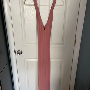 REVOLVE Backless Pink Maxi Dress